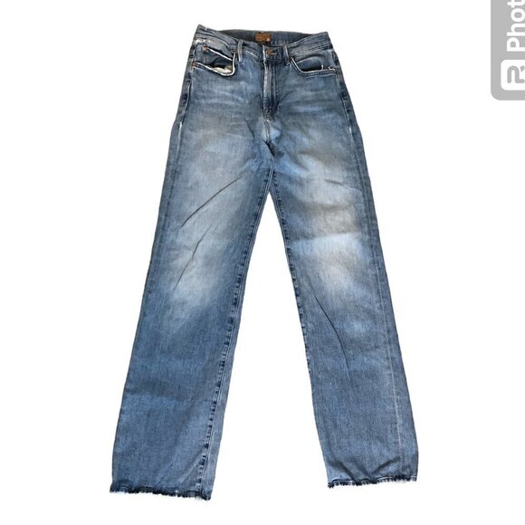 MOTHER Jeans Women's Size 25 Blue The Kick It Scenic Route Wash High Waisted - Picture 2 of 11